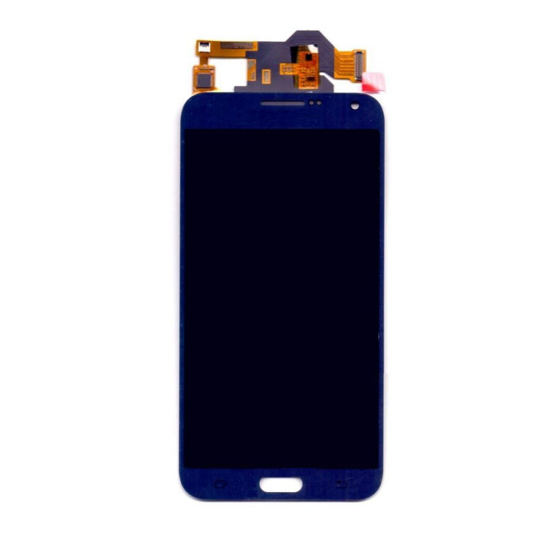 Buy Now LCD With Touch Screen For Samsung Galaxy E7 Sm-E700F - Blue Display Glass Combo Folder